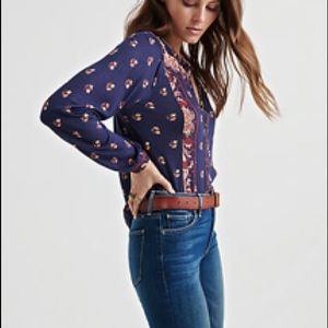 ucky Brand Women’s Printed Blouse - NWT!